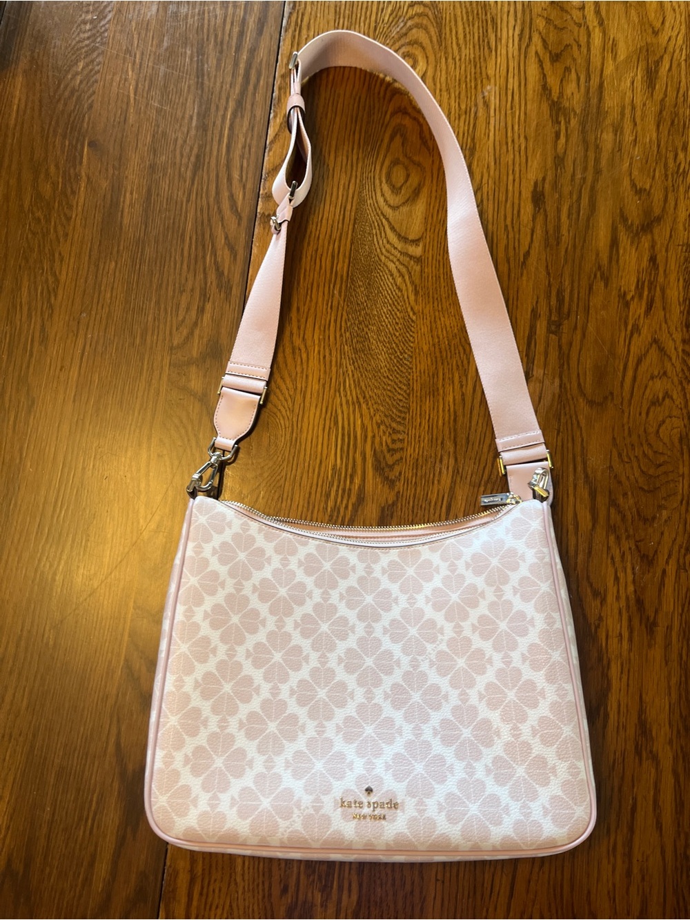 kate spade Pink Floral Pattern Crossbody Bag